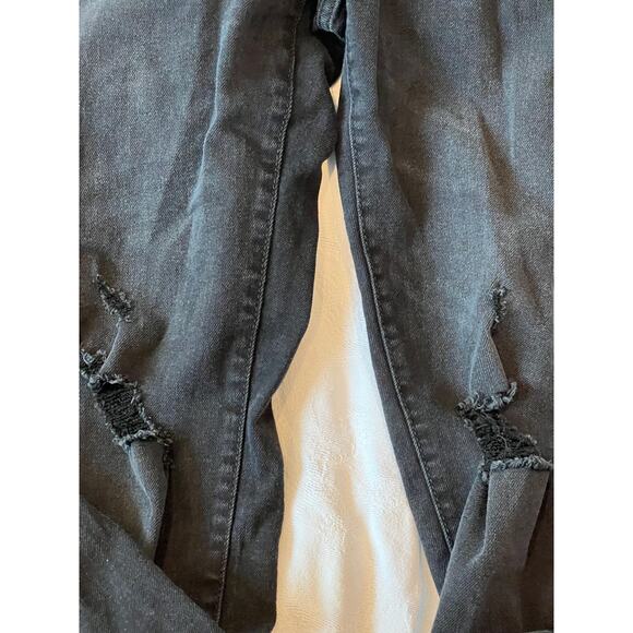 No Boundaries Black Distressed Jeans Mens 30x30 - Picture 4 of 5